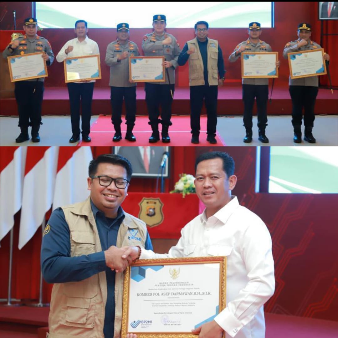 Ditreskrimum Polda Riau Mendapatkan Penghargaan